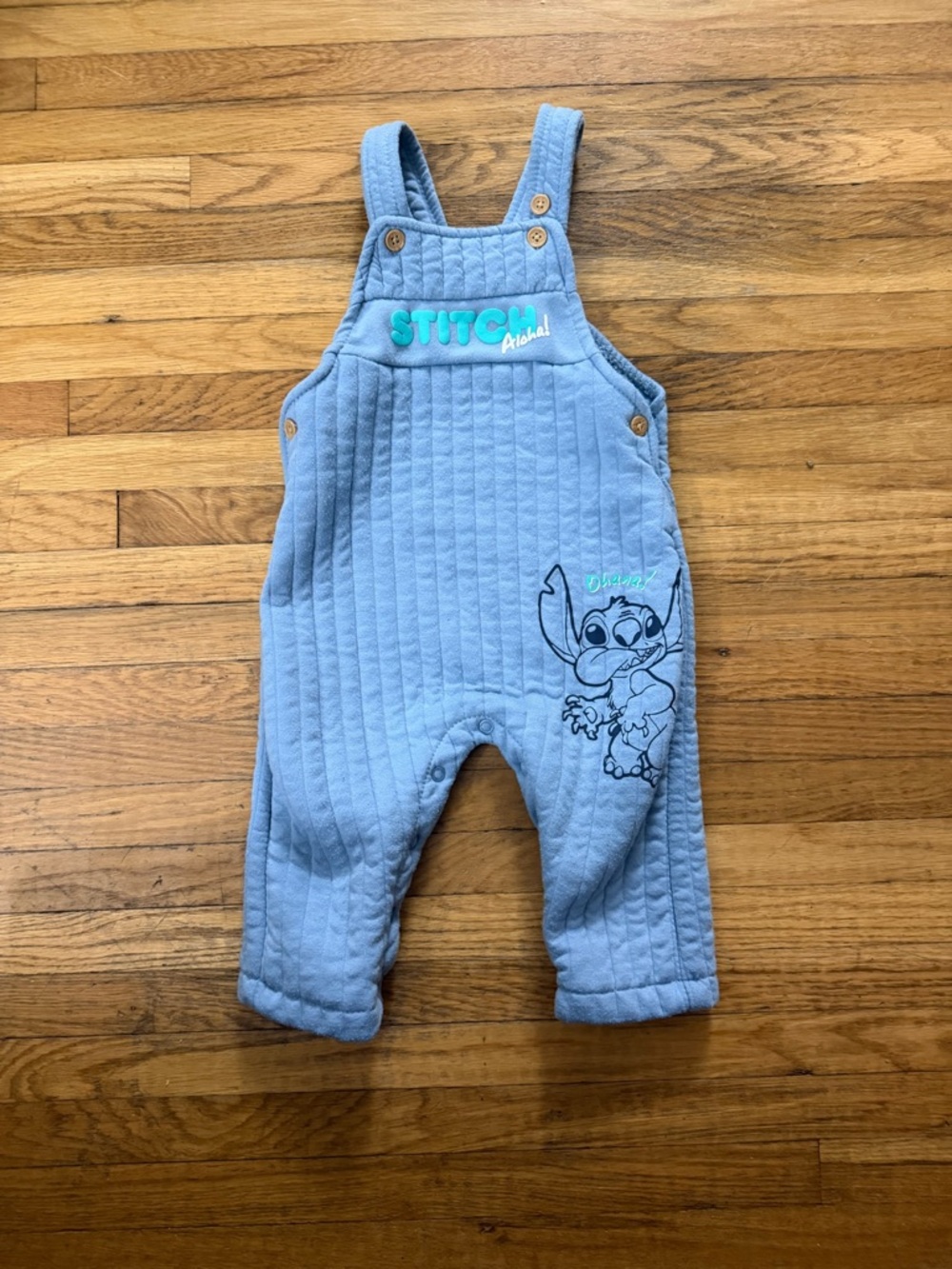 Disney Baby 12M Stitch Overalls